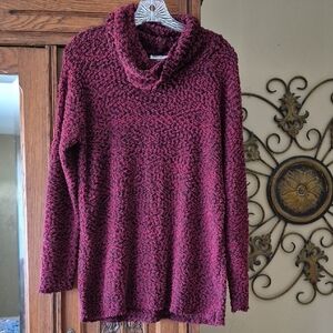 Jessica Simpson Maroon Cowl Neck Sweater